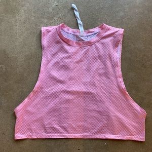 Chestee crop top. Pink size 6.